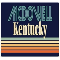 McDowell Kentucky Vinil naljepnica za naljepnicu Retro dizajn