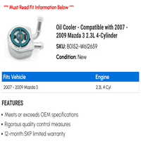 Cooler - kompatibilan sa - Mazda 2.3L 4-cilindar 2008