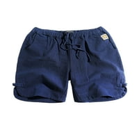 Capreze muške dno, ljetne hlače velike kratke hlače Čvrsto boje kratke hlače Classic Fit Beachwear elastični