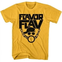 Flavor Flav Cap Lank nijanse Muške majice Logo Rap Hip-Hop Legend koncert