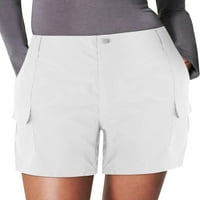 Abtel Dame Teretne kratke hlače Čvrsta boja kratke vruće hlače Baggy Ljeto Žene Casual Workout Mini