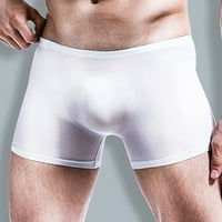 Ljetne tanke prozirne svilene svilene ledene prozračne muške struke ne-trace pantalone donje rublje