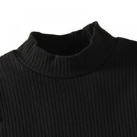 Dječja odjeća za djevojčice ruffle rebrasti pleteni pulover Top plaid suknje SET mini suknja Set odjeće, veličine 12-mjeseci