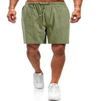 Sanviglor muške dno elastične struke ljetne hlače High struk plaže kratke hlače casual mini pantalone