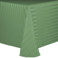 Ultimate tekstil satensko-pruga ovalna stolna kadulja svijetlo zelena