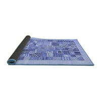 Ahgly Company Zatvoreni kvadratni kvadrat Sažetak Plavi prostirke savremene površine, 5 'Trg
