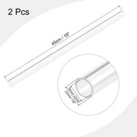 Akrilna cijev Clear Clear Curd cijev ID od 18 za lampe i lampions, vodovodni sistem hlađenja