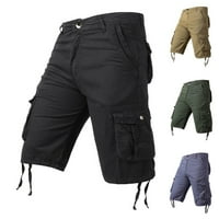 Muškarci Cangactive Cargo Pojave hlače hlače Multi džepovi Dno ljetna plaža