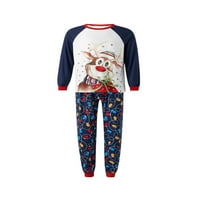 Inevnen Božićna porodica Usklađivanje pidžama Postavite odmor Loungewear Sleep odjeća Xmas PJS Jammies