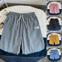 Muški casual labavi kratke hlače ljetne hlače na plaži Sportska teretana za trening donji ružičasta