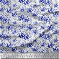 Stripe tkanine Soimoi poliestera, lišće i cvjetna umjetnička ispis tkanina od dvorišta široka