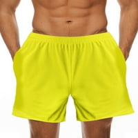 Paille muški ravni dnevni boravak Ljetne kratke hlače Classic Fit Sport Mini pantalone Jednobojna boja