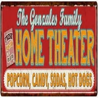 Porodični kućni kazalište Gonzales potpisuje poklon metalni filmovi Decor 206180100110