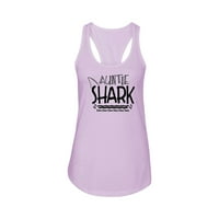 Shark Porodični pamučni mješavi trkački rezervoar Pink Bo - tentski morski pas