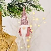 Božićni ukrasi ručno rađeni plišani patuljak za kućni ukras i Božić