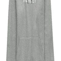 Hurley muške istočne obale Logo pulover kapuljača sive veličine male
