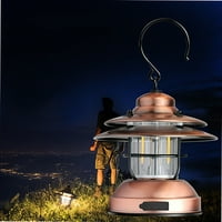Mini viseći kamp lampion USB vanjska svjetla Vrtna lampa otporna na vodu s modovima za vrtni dvorište