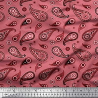 Soimoi pamučna kambrska tkaninska tkanina cvjetna i paisley print šiva šipka širokog dvorišta tkanine