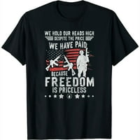 Citiraj veterani jer je sloboda manja četverovatna grafička majica - majica kratka rukava s podebljanim