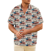 4. jula muška havajska majica USA Nacionalna zastava Grafička majica ovratnik dnevna kratka rukava odjeća