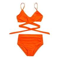 Ženski plus veličina $ $ žena dva vintage kupaći kostim križnim izrezom bikini setovi Tržni upravljački