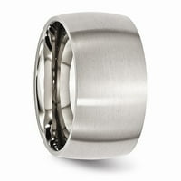 Čvrsti mat od nehrđajućeg čelika običan običan klasični vjenčani prsten Udobnost veličine 13