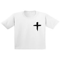Awkward Styles Black Cross Todler Majica Jesus majica za dječju košulju za dječake Christian Cross Majice