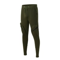 Muškarci Ležerne hlače Trening Jogging Trčanje patentne pantalone Muške hlače Hlače Srednje strukske