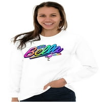 Pop Bella Musical Rainbow Ženska majica s dugim rukavima Brisco Brends S