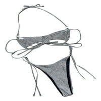 Žene seksi brazilski bikini špageti trake za kupaći kostim kupaćim kostima