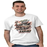 Američki mišići brz i glasan Racecar Muška grafička majica Tees Brisco Marke L
