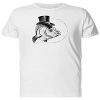 Cool Vintage Fish sa retro šeširnim majicama Muškarci -Mage by Shutterstock, muško 3x-velik