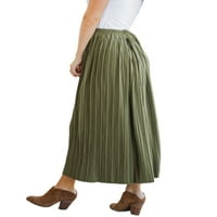 Neilla žene Maxi suknje A-line suknje ljuljačke dame vintage visokog struka zelenog XL