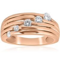 Pompeii 14k Rose Gold 1 2ct Diamond Ring Ring Ring