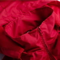 Jakna sa vjetrovima jakna s kapuljačom Vjetrootporna i vodootporna Stormsuit FDUR vanjske crvene veličine