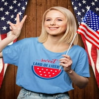 Sweet Land of Liberty dilon majica - MIMage by Shutterstock, ženska 4x-velika