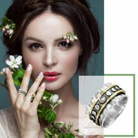 Heiheiup angažman ženski prsten nakit modni dijamantni prsten lično lično ženski prsten za prsten za