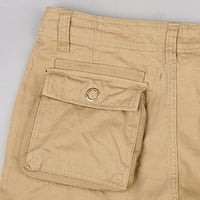 Leesechin muški teretni pantalone-carice-teretne hlače Slim više džep ravne pantalone na otvorenom sportske pantalone