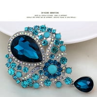 HESXUNO nakit na klirensu Europski i američki luksuzni banket nakit modni dijamantski vodeni broš