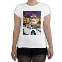 Funkcija - Miami Cat ženska modna majica