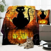 Halloween Dekorativni pokrivač sa jastukom ,, Halloween pokrivač za Halloween Uskrs, 011,32x48 ''