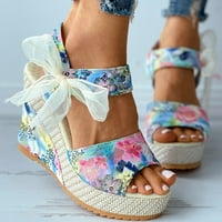 Kiplyki Veleprodaja modnih žena Čvrste ljetne dame zavoja sandale nagib cipele na plaži