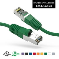 20ft mačja zaštićena Ethernet mrežom za podizanje kabela zeleno, pakovanje