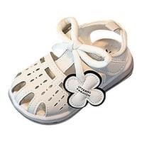 Quealentne devojke sandale sandale sandale za djevojke sandale za bebe modne ravne meko hodanje cipele