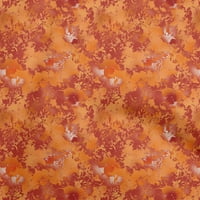 Onuone poliesterske spande tkanine naranče Sažetak zanata projekte Dekor tkanina Štampano od dvorišta