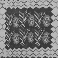 Ahgly Company u zatvorenom kvadratu Sažetak sive suvremene prostirke savremene površine, 4 'kvadrat
