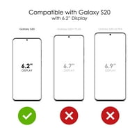 Razlikovanje Clear Shootfofofofofofofoff Hybrid futrola za Galaxy S 5G - TPU branik akrilni zaštitni