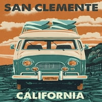 San Clemente, Kalifornija, Letterpress, Kamperski kombi