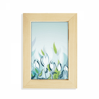 Ručno oslikana tulipana cvijeća Desktop prikaz fotografije Okvir slike slika