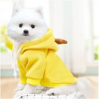 Zimski topli prsluk za kućne ljubimce slatka kućna haljina za pse ispišeni pulover majica male majice